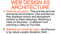 Capture: Le web design comme architecture